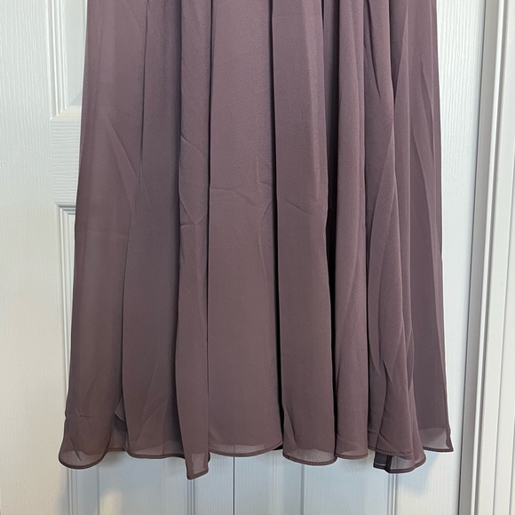 Lulu’s Dance The Night Away Dusty Purple Backless Maxi Dress Size Small - Picture 10 of 13